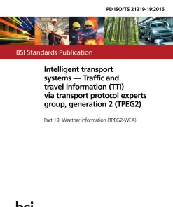 BS PD ISO/TS 21219-19:2016 pdf