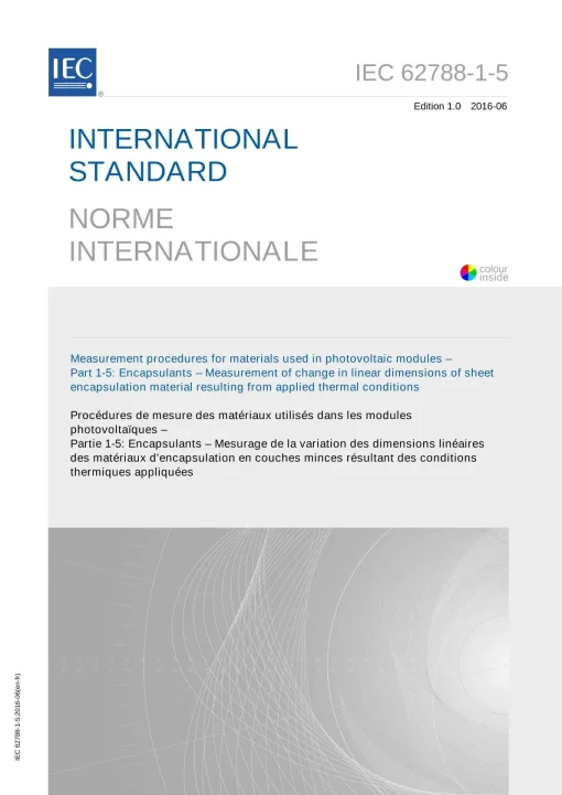 IEC 62788-1-5 Ed. 1.0 b:2016 pdf