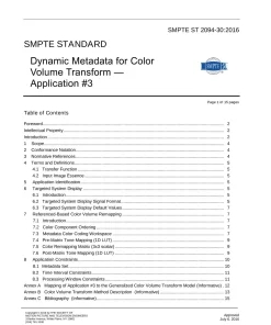 SMPTE ST 2094-30:2016 pdf