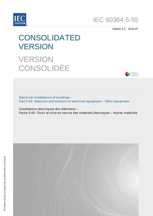 IEC 60364-5-55 Ed. 2.2 b:2016 pdf