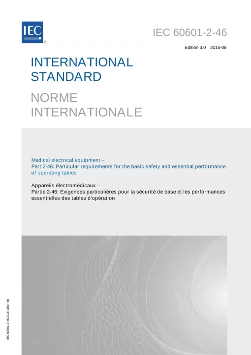 IEC 60601-2-46 Ed. 3.0 b:2016 pdf