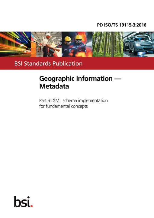 BS PD ISO/TS 19115-3:2016 pdf