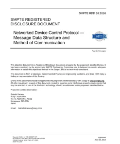 SMPTE RDD 38:2016 pdf