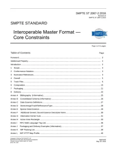 SMPTE ST 2067-2:2016 pdf