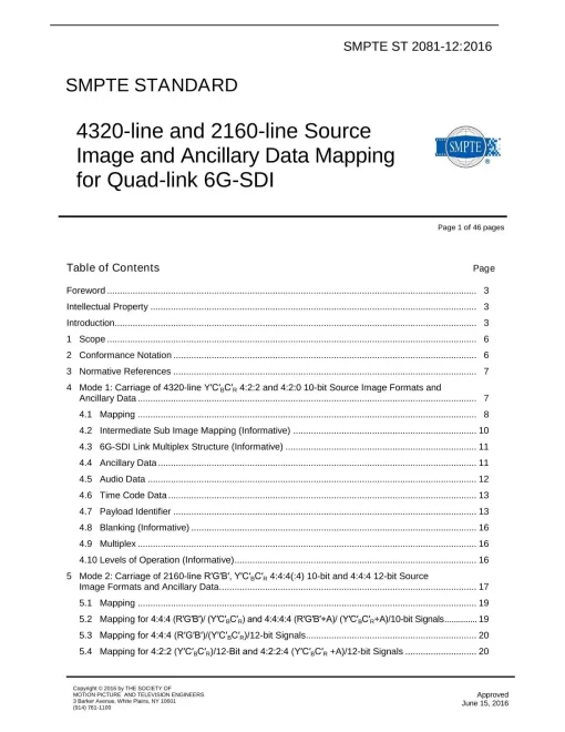 SMPTE ST 2081-12:2016 pdf