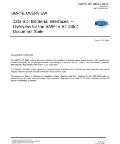 SMPTE OV 2082-0:2016 pdf