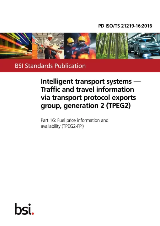 BS PD ISO/TS 21219-16:2016 pdf