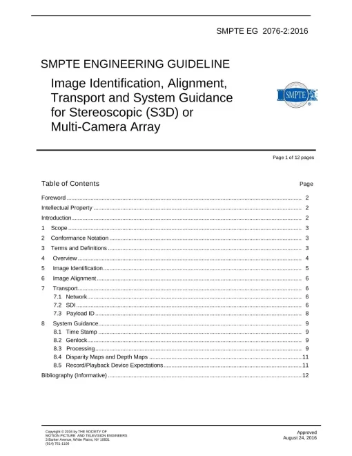 SMPTE EG 2076-2:2016 pdf