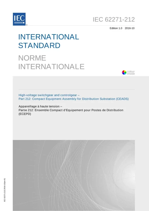 IEC 62271-212 Ed. 1.0 b:2016 pdf