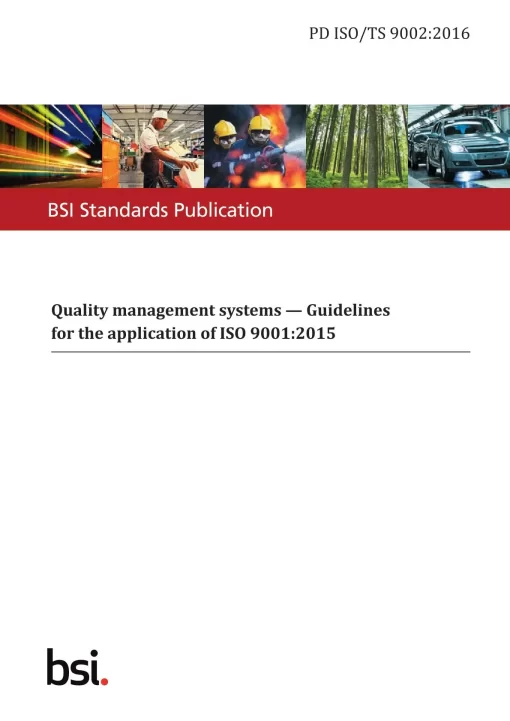 BS PD ISO/TS 9002:2016 pdf