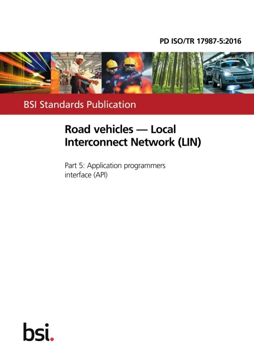 BS PD ISO/TR 17987-5:2016 pdf