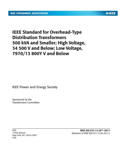 IEEE C57.12.20-2017 pdf