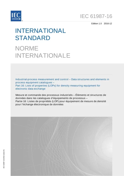 IEC 61987-16 Ed. 1.0 b:2016 pdf