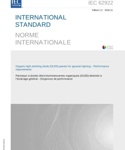 IEC 62922 Ed. 1.0 b:2016 pdf