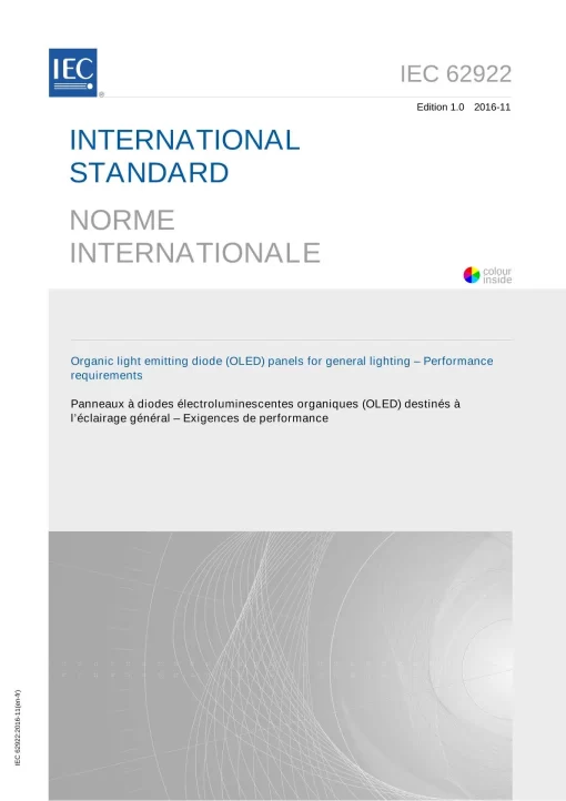 IEC 62922 Ed. 1.0 b:2016 pdf