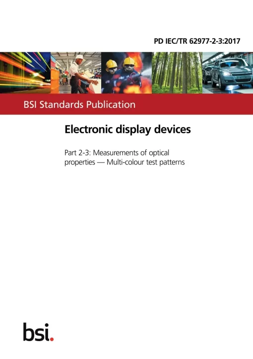 BS PD IEC/TR 62977-2-3:2017 pdf