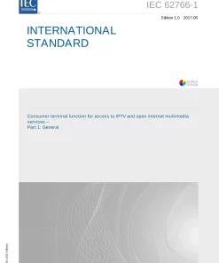 IEC 62766-1 Ed. 1.0 en:2017 pdf