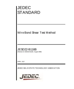 JEDEC JESD22-B116B pdf