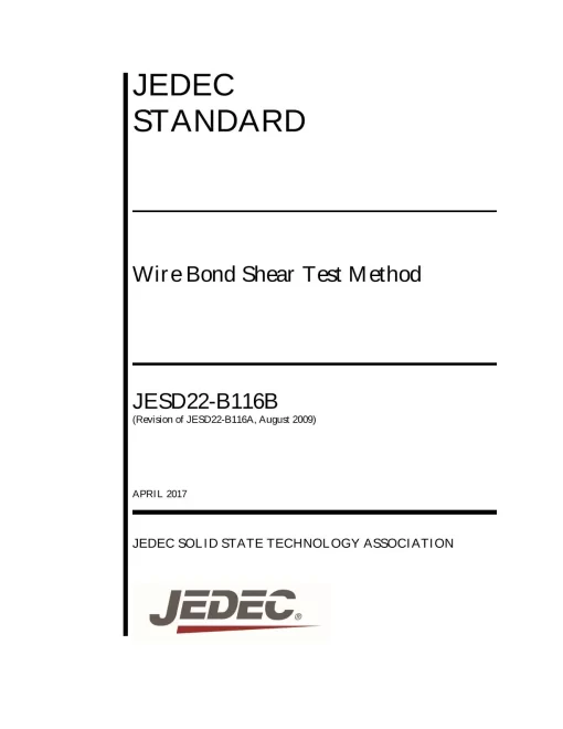 JEDEC JESD22-B116B pdf