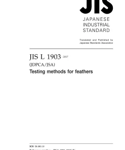 JIS L 1903:2017 pdf