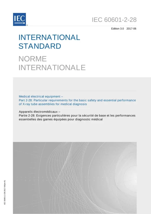 IEC 60601-2-28 Ed. 3.0 b:2017 pdf