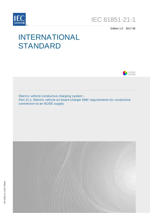 IEC 61851-21-1 Ed. 1.0 en:2017 pdf