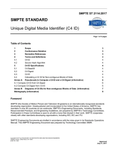 SMPTE ST 2114:2017 pdf