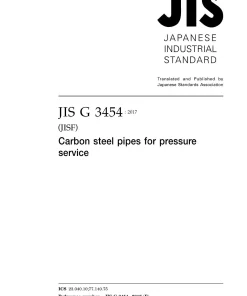 JIS G 3454:2017 pdf