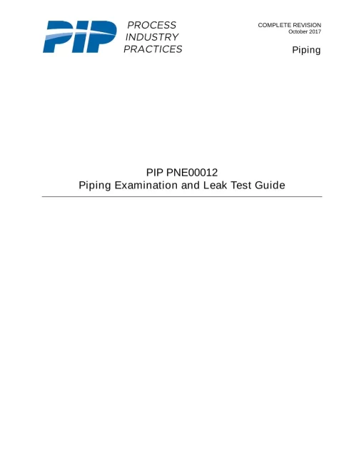 PIP PNE00012 pdf