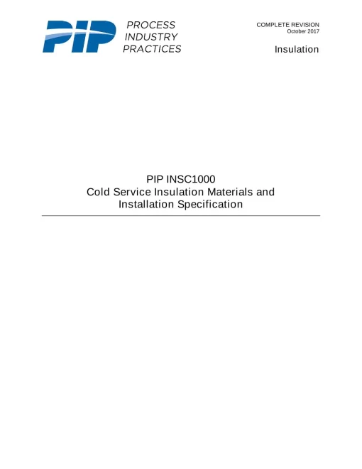 PIP INSC1000 pdf