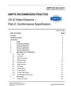 SMPTE RP 2073-2:2017 pdf