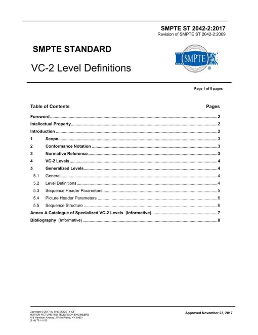 SMPTE ST 2042-2:2017 pdf