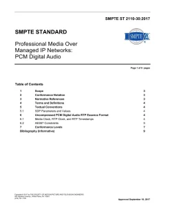 SMPTE ST 2110-30:2017 pdf