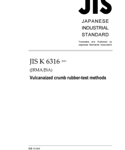 JIS K 6316:2017 pdf