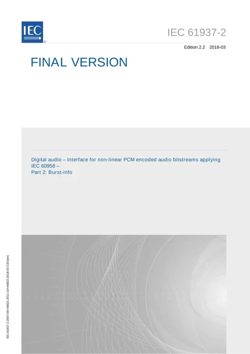 IEC 61937-2 Ed. 2.2 en:2018 pdf