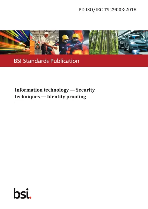 BS PD ISO/IEC TS 29003:2018 pdf