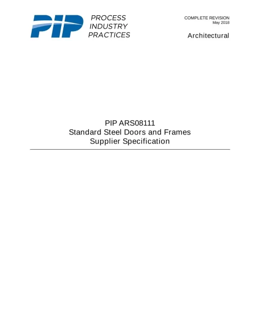 PIP ARS08111 pdf