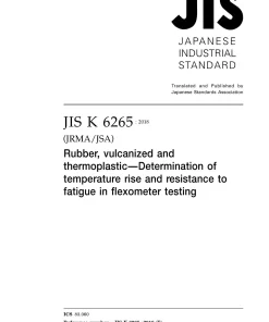 JIS K 6265:2018 pdf