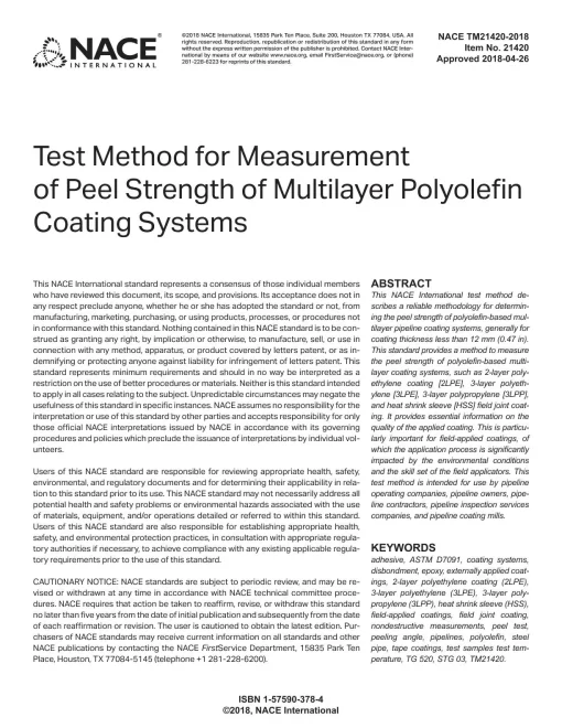NACE TM21420-2018 pdf