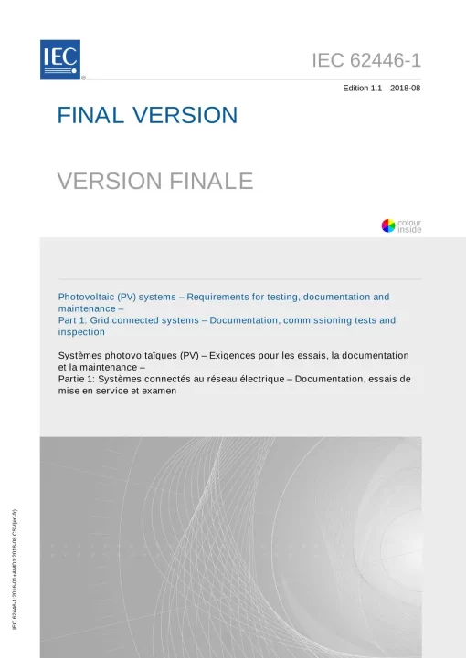 IEC 62446-1 Ed. 1.1 b:2018 pdf