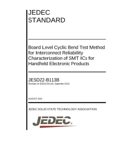 JEDEC JESD22-B113B pdf