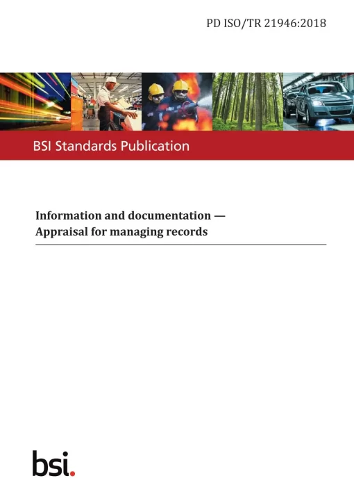 BS PD ISO/TR 21946:2018 pdf