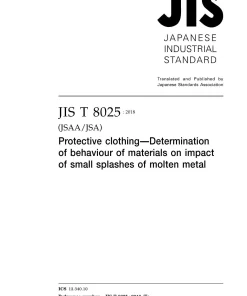 JIS T 8025:2018 pdf