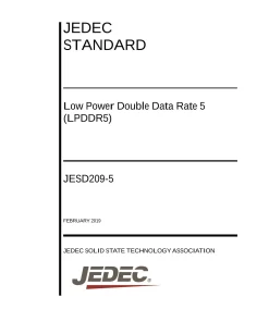 JEDEC JESD209-5 pdf