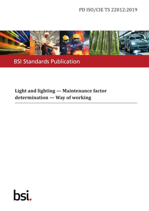 BS PD ISO/CIE TS 22012:2019 pdf