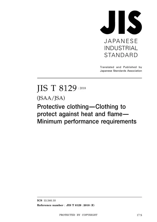 JIS T 8129:2018 pdf