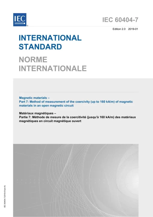 IEC 60404-7 Ed. 2.0 b:2019 pdf