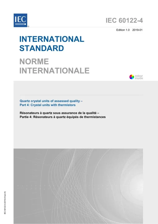 IEC 60122-4 Ed. 1.0 b:2019 pdf