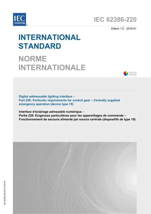 IEC 62386-220 Ed. 1.0 b:2019 pdf