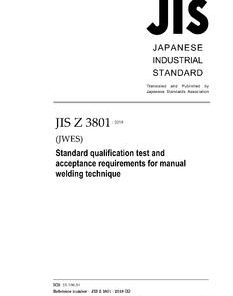 JIS Z 3801:2018 pdf